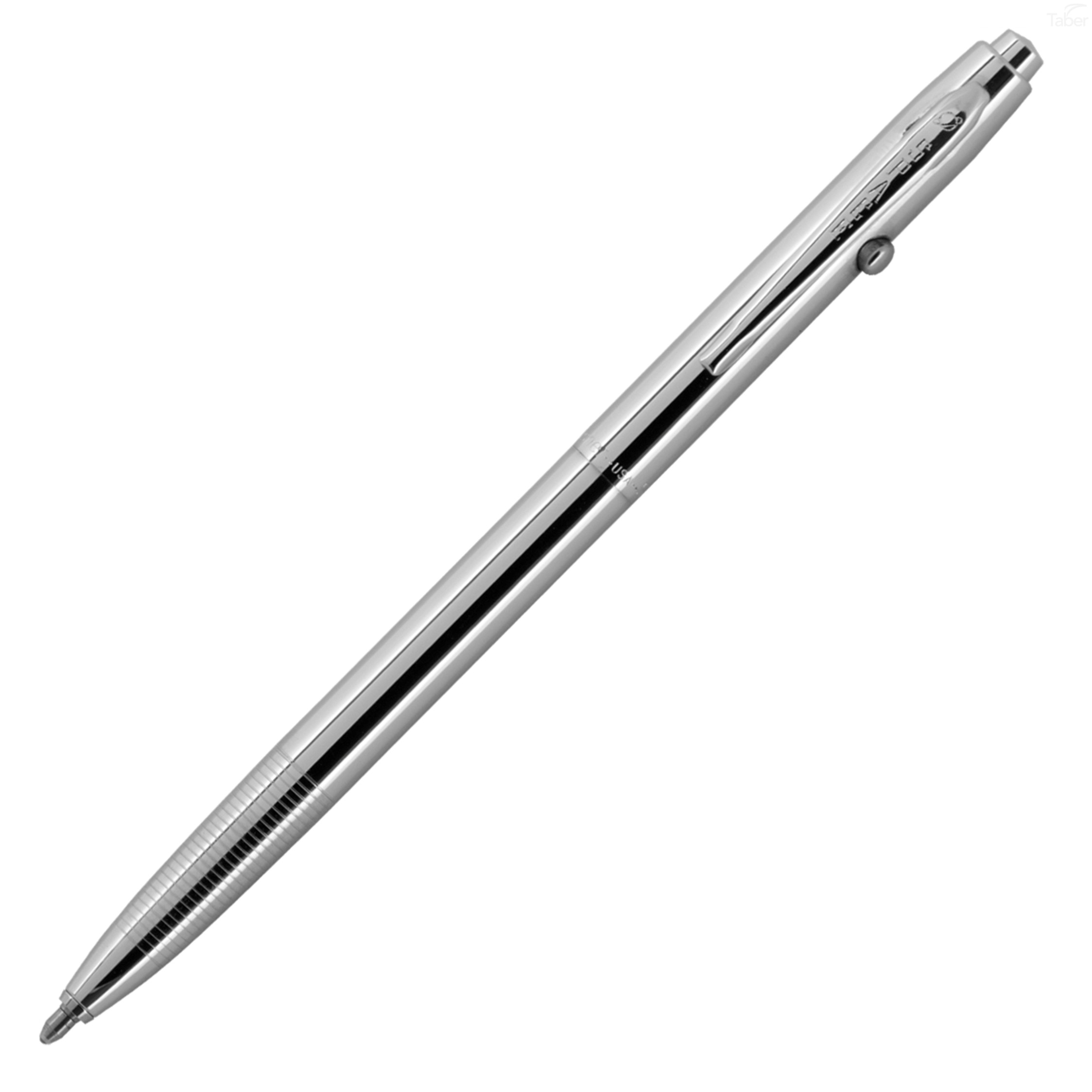 Fisher Shuttle Space Pen, Chrome, Med Black Ink