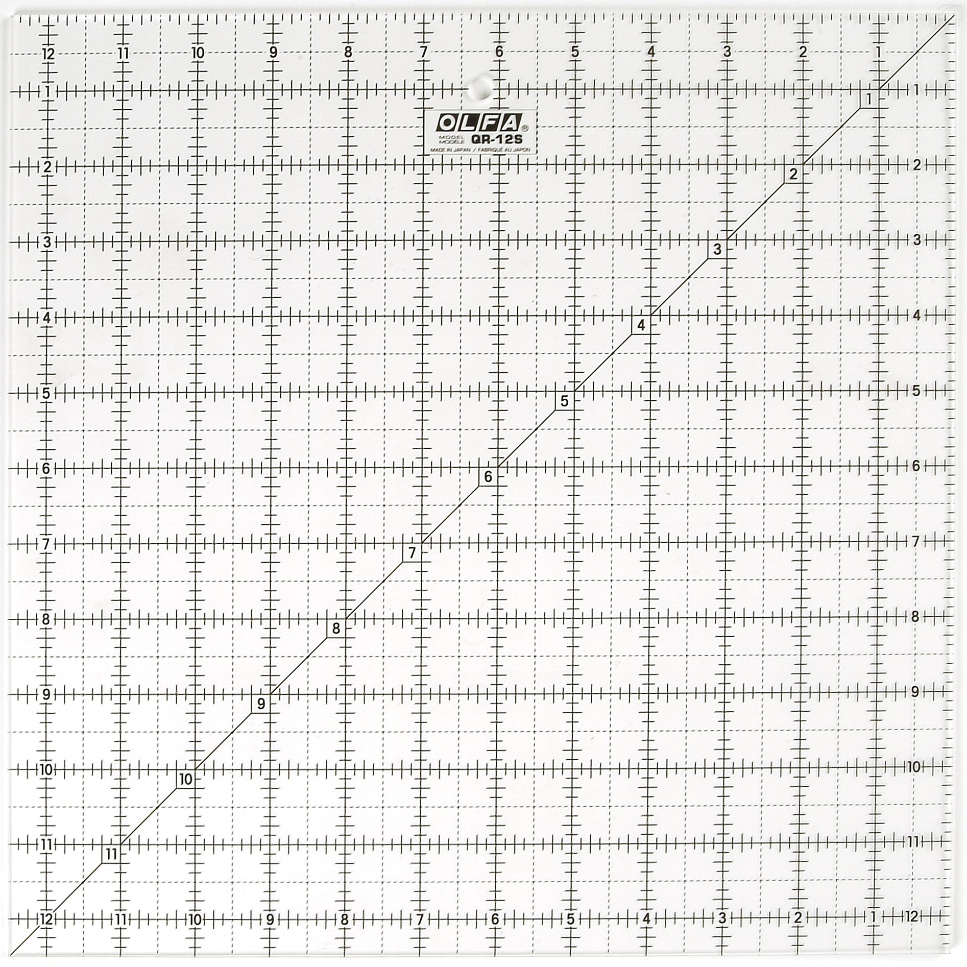 Olfa QR-12S 12 1/2" Square Acrylic Ruler