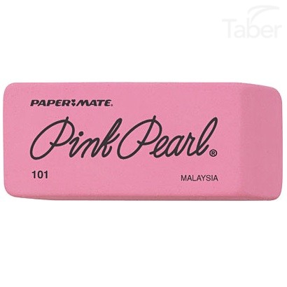 Paper Mate Pink Pearl Rub Eraser Large 101
