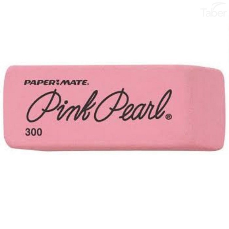 Paper Mate Pink Pearl Rub Eraser, Small 300
