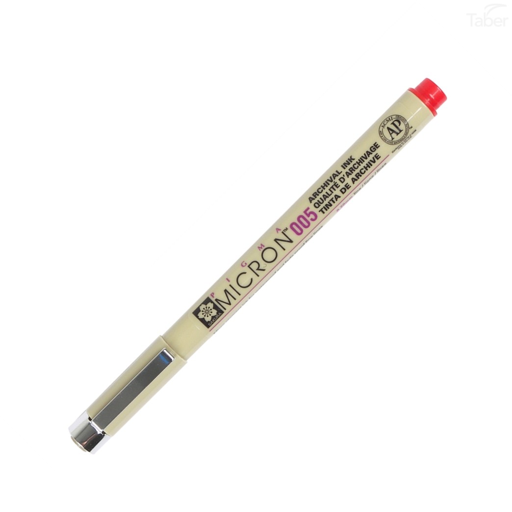 Sakura Pigma Micron Pen - Red, 005