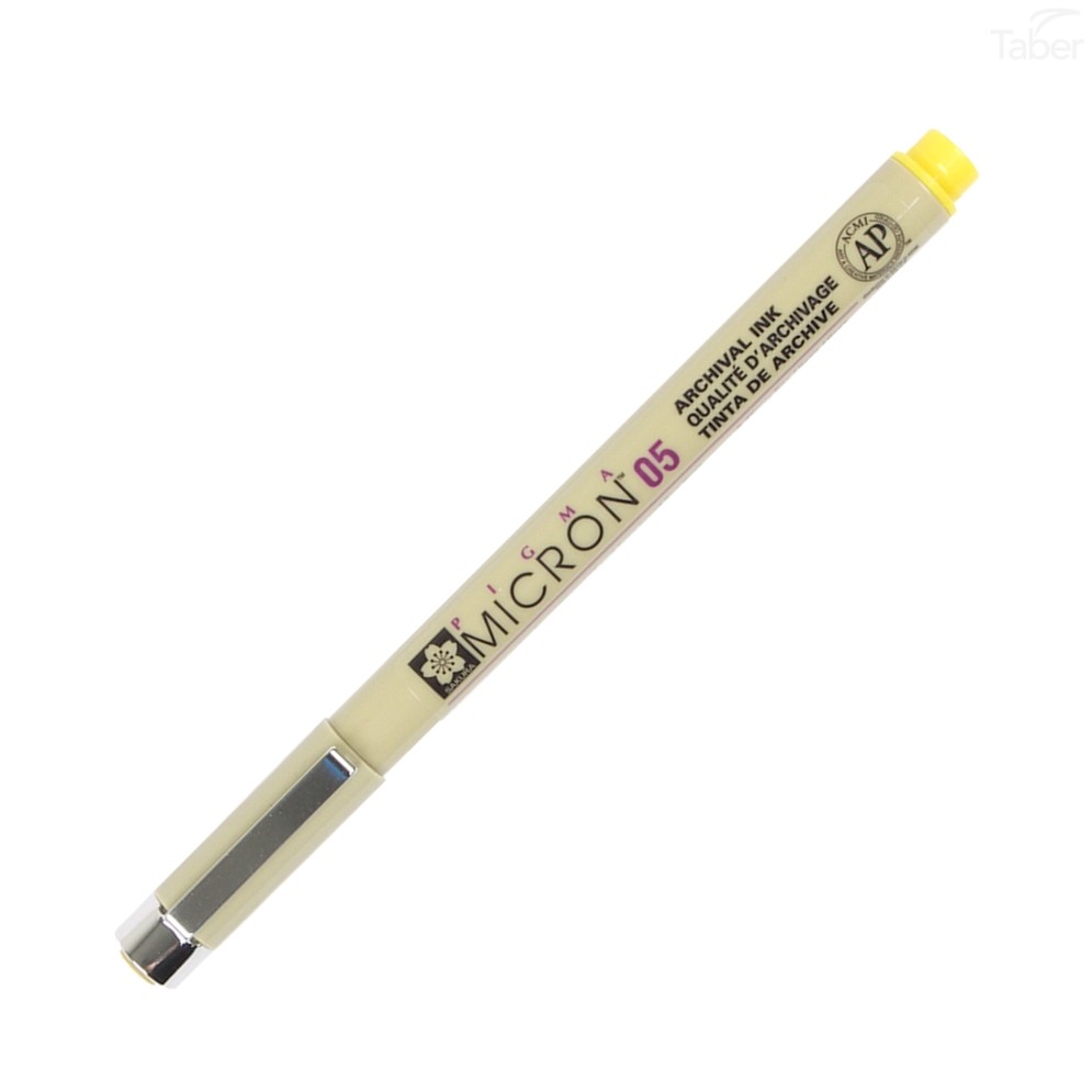 Sakura Pigma Micron Pen 0.45mm-Yellow
