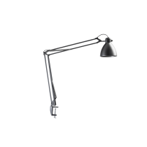 Luxo L-1 LED task light with edge clamp, Silver Grey
