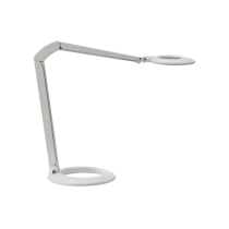 Luxo Ovelo LED task light with table/desk base, White