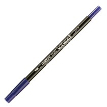 Marvy Le Plume II Double Ended Watercolor Marker, Blue