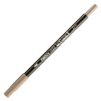Marvy Le Plume II Double Ended Watercolor Marker, Brownish Grey