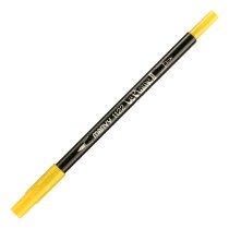 Marvy Le Plume II Double Ended Watercolor Marker, Yellow