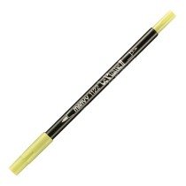 Marvy Le Plume II Double Ended Watercolor Marker, Yellow Green