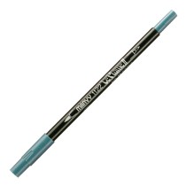 Marvy Le Plume II Double Ended Watercolor Marker, Dull Blue