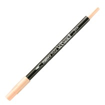 Marvy Le Plume II Double Ended Watercolor Marker, Pastel Peach