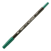 Marvy Le Plume II Double Ended Watercolor Marker, Emerald