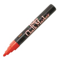 Marvy Bistro Chalk Marker, Red Bullet Tip