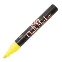 Marvy Bistro Chalk Marker, FL Yellow Bullet Tip