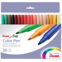 Pentel Color Pen, Set of 36