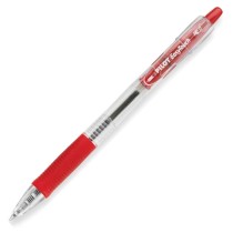 Pilot EZR Easy Touch Retractable Ball-Point Pen, Med, Red