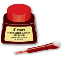 Pilot SC-RF Refill Ink for Permanent Markers, Red