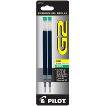 Pilot BG27R G2 Gel Ink Refills, Fine, Green