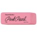 Paper Mate Pink Pearl Rub Eraser, Medium 100