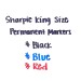Sharpie Permanent Marker, King Size, Red